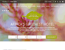 Tablet Screenshot of hotelverde.com
